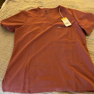 Mauve women’s figs sz L Livingston pant and Catarina top NWT